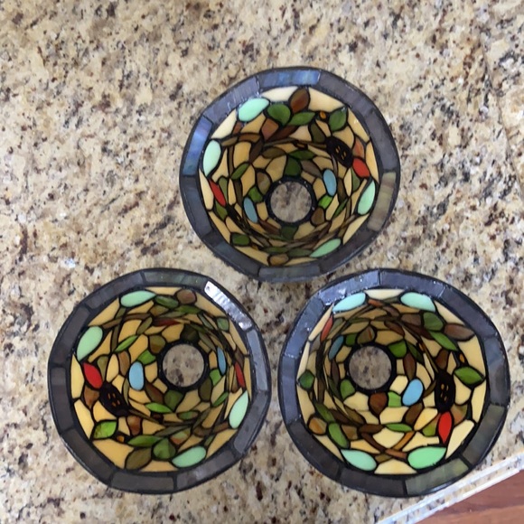 Leaded stain glass globs. Beautiful - Picture 2 of 3
